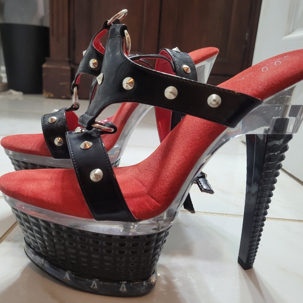 Pole dance heels
